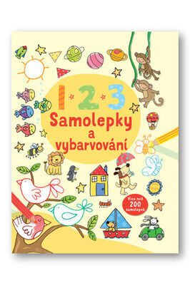 Samolepky a vybarvování 1 2 3 - Více než 200 samolepek