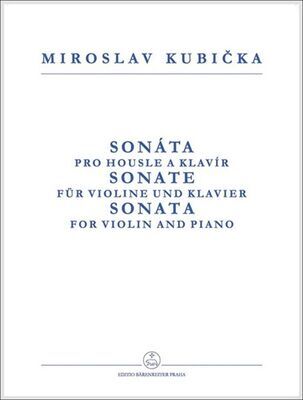 Sonáta pro housle a klavír - Miroslav Kubička