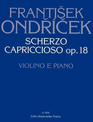 Scherzo capriccioso op. 18 - Violino e piano - František Ondříček