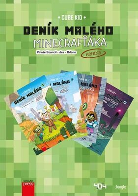 Deník malého Minecrafťáka Komiks - Komplet 1 - Cube Kid