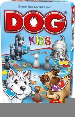 Dětská hra Dog Kids v plechové krabičce