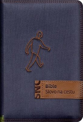 Bible Slovo na cestu s ilustracemi - modré džínové plátno