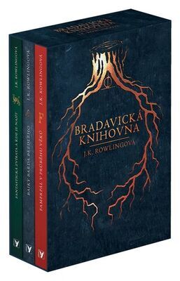 Bradavická knihovna - Fantastická zvířata a kde je najít, Bajky Barda Beedleho,Famfrpál v průběhu věků - Joanne K. Rowlingová