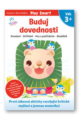 Buduj dovednosti 3+ - Kreslení, Stříhání, Hry s počítáním, Bludiště