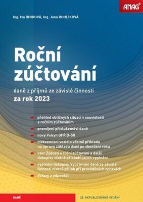 Roční zúčtování daně z příjmů ze závislé činnosti - za rok 2023 - Iva Rindová; Jana Rohlíková