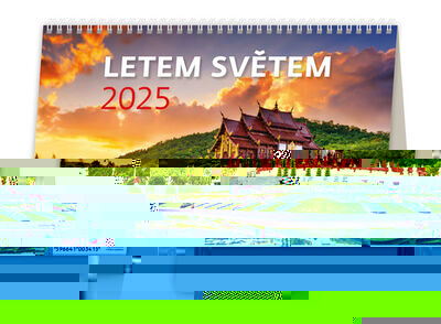 Letem světem 2025 - stolní kalendář