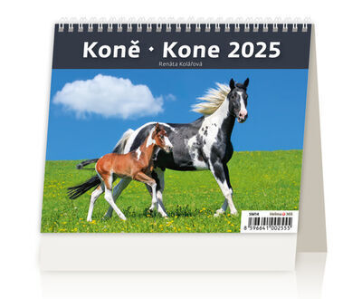 Koně 2025 - stolní kalendář