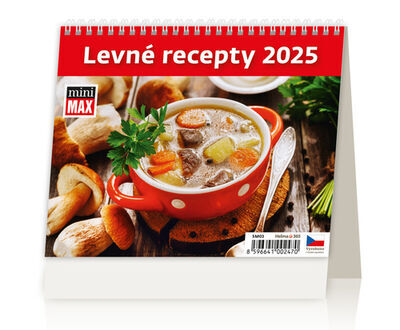 Levné recepty 2025 - stolní kalendář