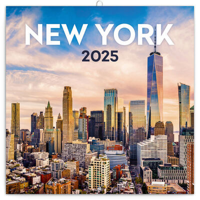 New York 2025 - nástěnný kalendář