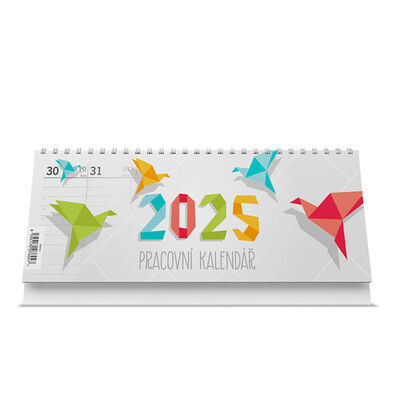 Pracovní kalendář 2025 - stolní kalendář