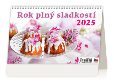 Rok plný sladkostí 2025 - stolní kalendář