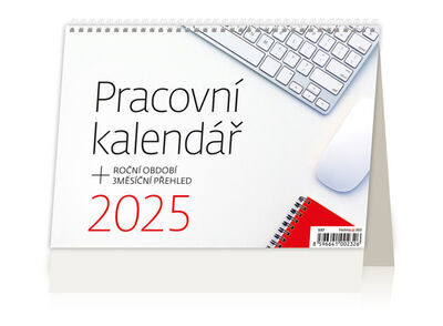 Pracovní kalendář 2025 - stolní kalendář