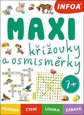 Maxi křížovky a osmisměrky - Písmena, čtení, logika, zábava